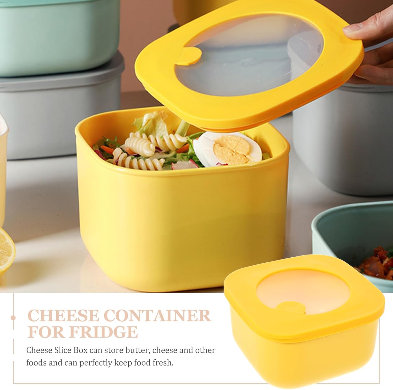 4.7 * 2.5'' Sliced Cheese Cont - Yellow Food Snacks review and price