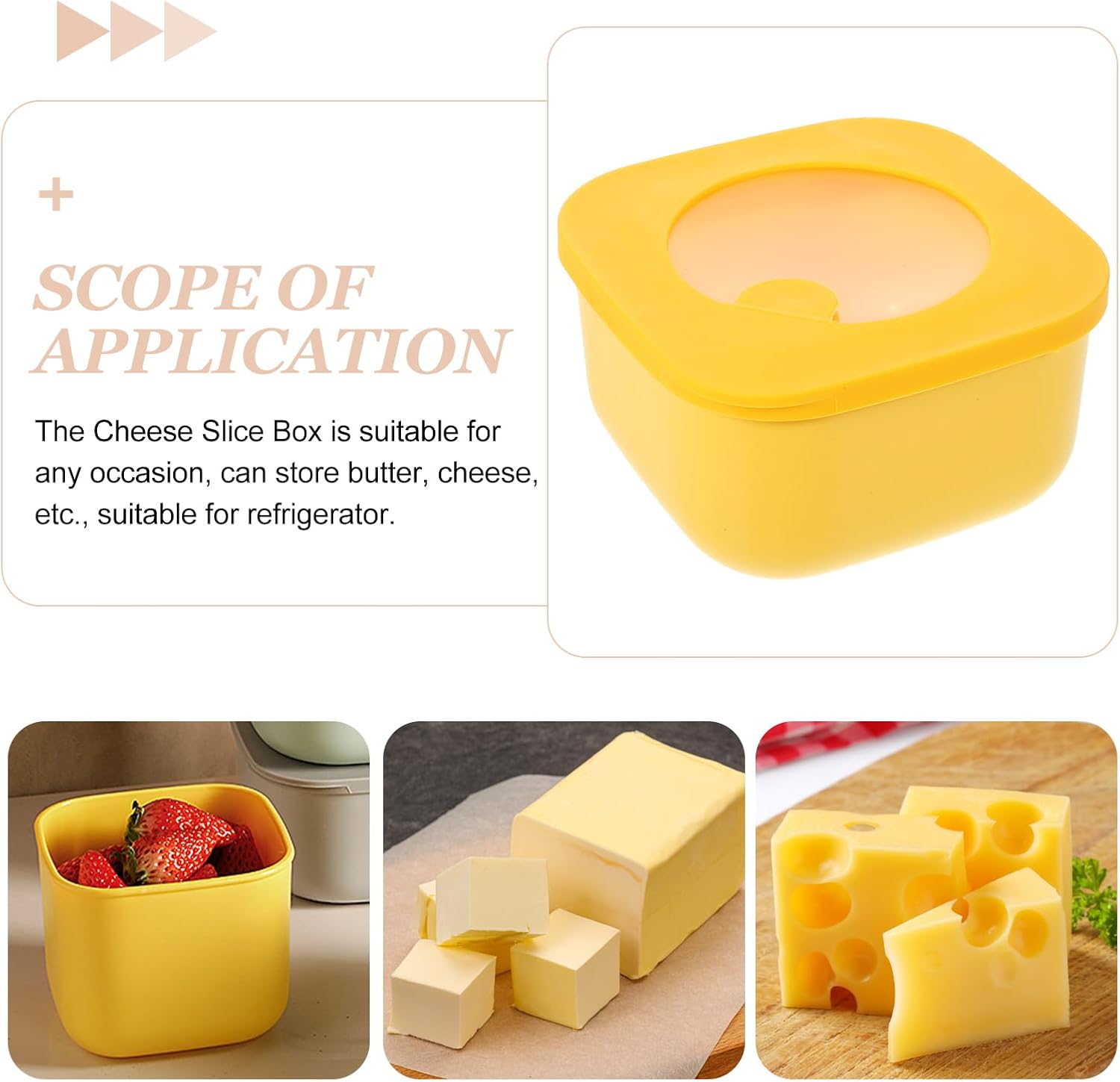 4.7 * 2.5'' Sliced Cheese Cont - Yellow Food Snacks review and price